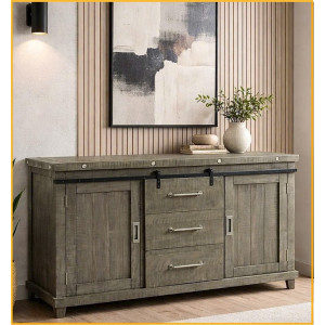 VH1854 : Tủ Rượu, Ti Vi, Tủ Bếp, Chén Dĩa - Cánh Cửa Lùa Gỗ